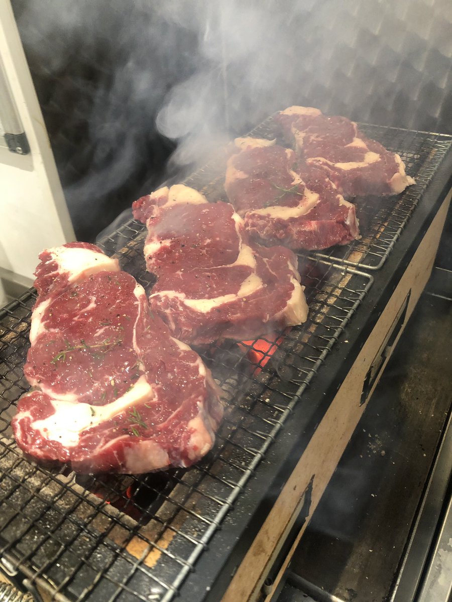 SkyeChefMonty's tweet photo. Happy first birthday @EdinbaneLodge Restaurant!
What better way to celebrate than Champagne followed by Lochalsh Ribeyes cooked on the BBQ
#stafftea #team #edinbanelodge https://t.co/wewVDWsl0P