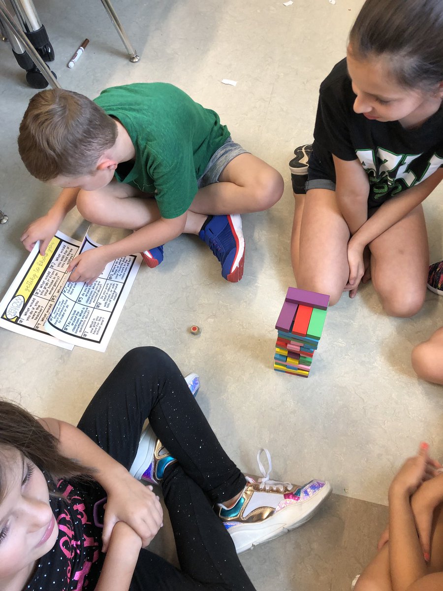Getting to know our new classmates with back to school jenga! #azleISDway #wceworldchangers #AzleISDThePlaceToBe #getyourteachon