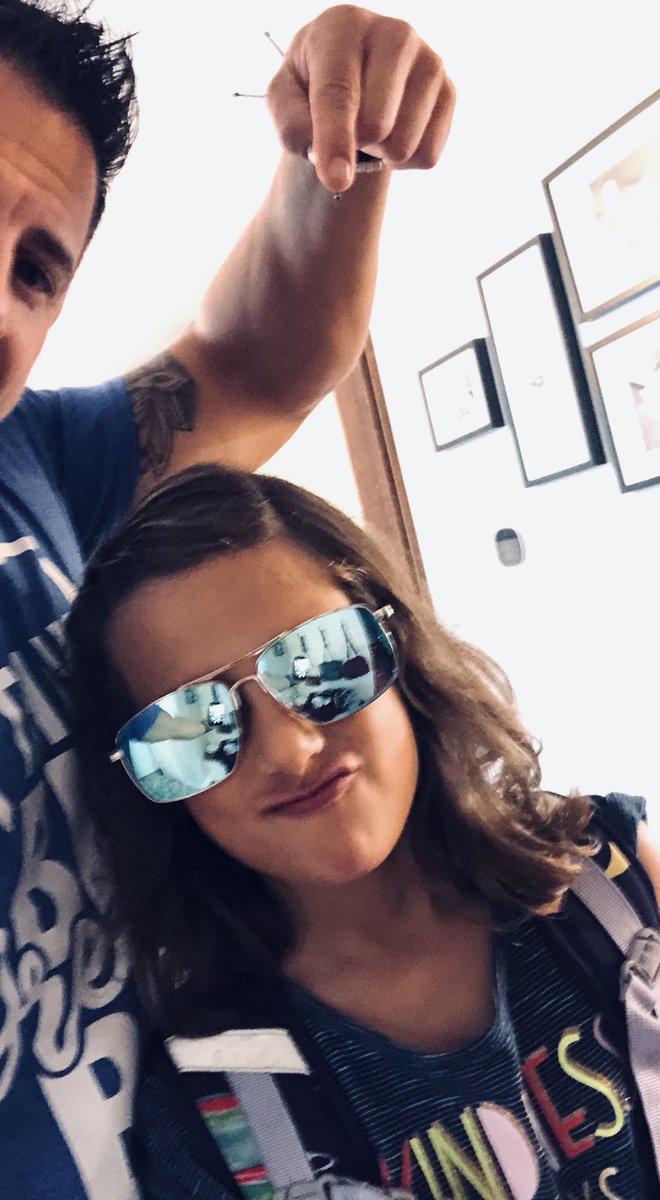 MrCourington53's tweet photo. First day of school for my crew! How do I have a 4th &amp; 2nd grader already? I want to slow down time. #dadasasprincipals #d58pride We 🧡 Lester! https://t.co/e8J2UBsv2t