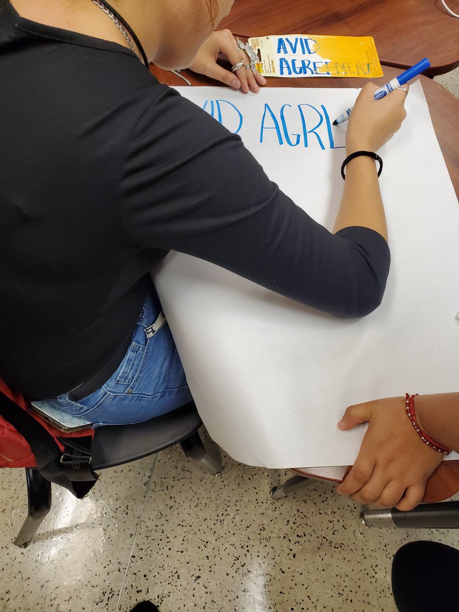 AvidlyawesomeH's tweet photo. LEARNING class norms the AVID Way! Jigsaw one pagers! Get students involved in their own learning and take some of the stress off of you & avoid reading long "rule" packets!! #studentleadinstruction #mojoavidfamily #ThisIsAVID @ECISD_AVID4ALL @AVIDlady_odessa @AVIDSRO https://t.co/0Punk5pt3f