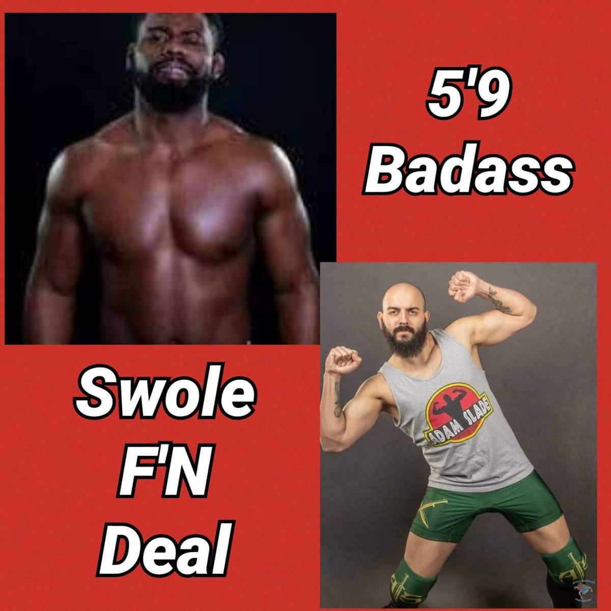 The 'fivenine badass' @fredyehi faces 'The Deal'@IAmAdamSlade this Saturday at @IWAMidSouth in Knoxville, this promises to be a knockout of a match...get your tickets now in the link below paypal.me/IWAMidSouthWre…