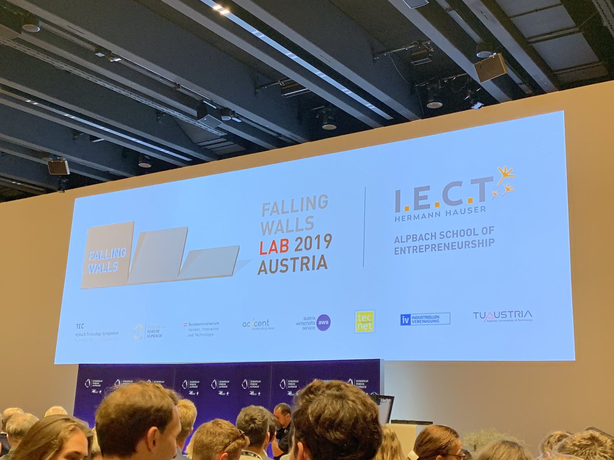 #EFAtec19 Falling Walls The best 8 out of 100 innovative ideas. 75. European Forum Alpbachtal, Austria