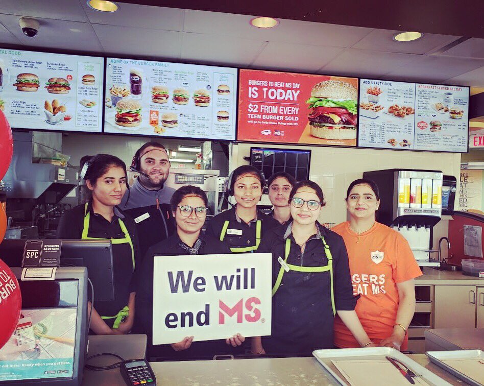 MSHam_Hal's tweet photo. Are you in Hamilton &amp; hungry? Head to the @awcanada on Rymal &amp; get a Teen Burger for #BurgersToBeatMS 🍔😍 https://t.co/XwhEAmA0DW