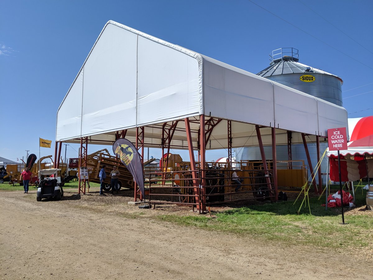 HiQualEquipment's tweet photo. It's the last day at Dakotafest to bring your future #farmers &amp; #ranchers out to test out our #HiQual products on display! Visit us at booth 318 to check out our #chutes, #gates, #feeders &amp; more. #Dakotafest #Dakotafest19 https://t.co/lnGGyrhwcg