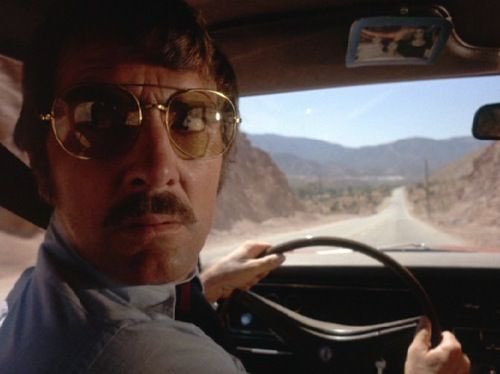 Super70sSports's tweet photo. Last year I went to Santa Clarita specifically to make the Dennis Weaver Duel drive. Chuck’s Cafe is still there, motherfucker! https://t.co/P2s9zD6YJx