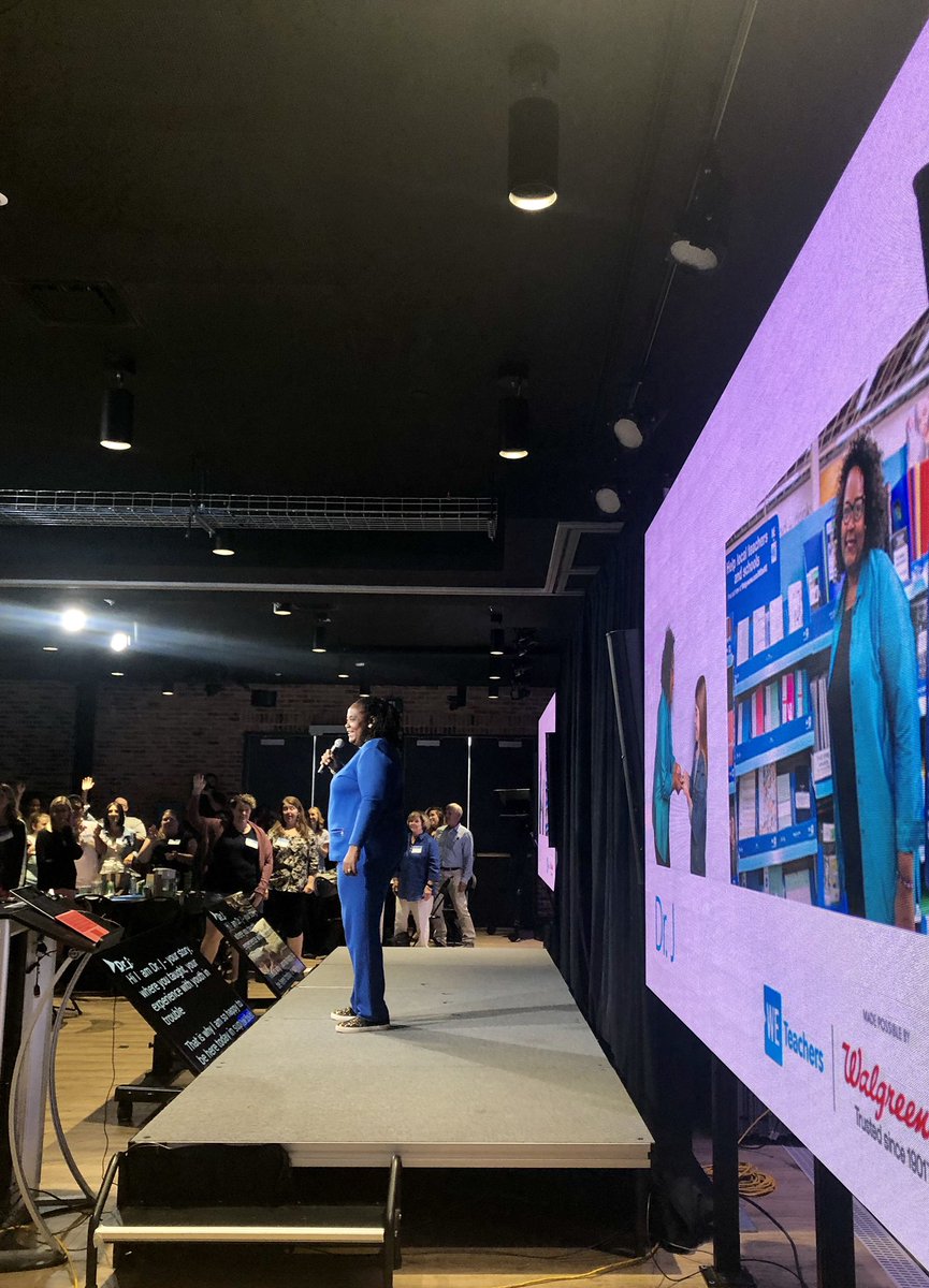 carriecaz13's tweet photo. “When we empower and support teachers, we automatically empower our students.” Always inspired by my dear friend Dr. J! #WESchools #EdSummit19 #WETeachers #WEMovement https://t.co/g0A7t4Y4oW