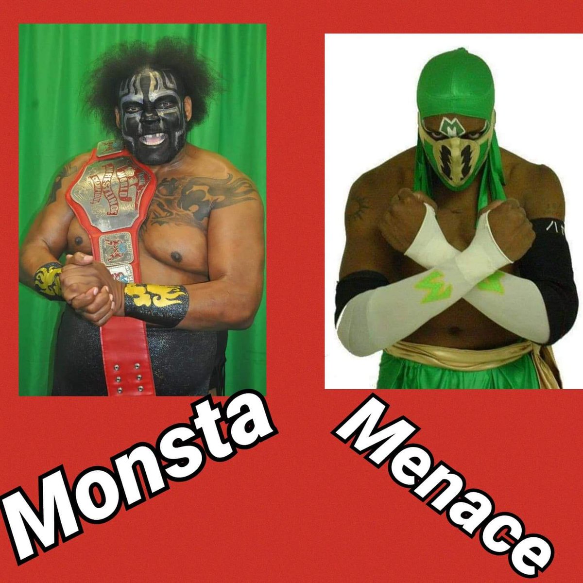 For the @IWAMidSouth World title Da Monsta @RealKongoKong defends against East Tennessee legend Menace this Saturday in Knoxville!!!! @MLW @RealDDP @courtbauer @drtomprichard paypal.me/IWAMidSouthWre…