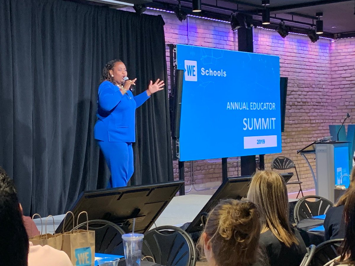 N_Stone1's tweet photo. Spending the day at the #WESchools Annual Educator Summit learning how to continue to teach! Thank you for this opportunity #EdSummit2019
“When we empower teachers, we automatically empower our students.” -Dr. J https://t.co/Omvuetl8Dr