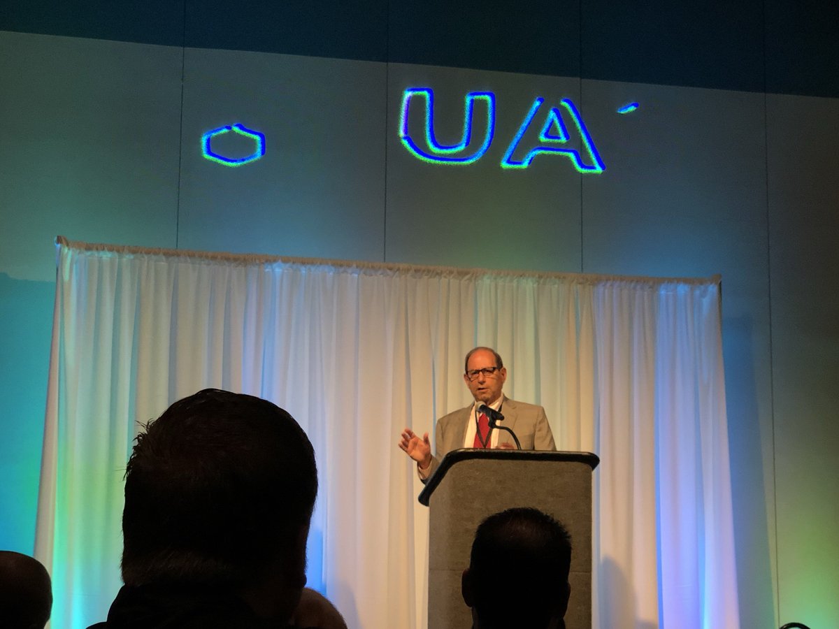 VigilantAero's tweet photo. Great lunch session at the 2019 #UASTechForum with intro to #UAS programs at @KStatePolytech and presentation from Joseph Miniace, Central Region Regional Administrator, from @FAANews on #drones & regulatory frameworks for integrating #UAS into the national airspace. @UASCluster https://t.co/7yVJRNFlpy