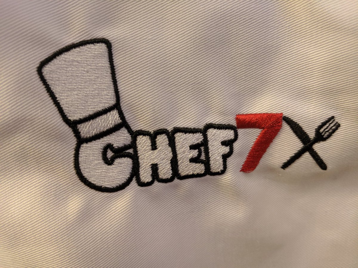 JustJustinTX's tweet photo. Available at a @MerchRoomCom store near you. The stitching on our new aprons!! I'm so happy with the results!! Thank you guys! Head over to https://t.co/QrMyYZxZsX and setup your brand for free and make money today! (tell them Chef7x sent you)
#Merchroom #Mixer #Family #7xStrong https://t.co/t1a0dDf703