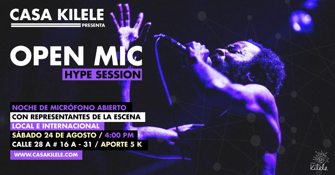 ¡LA CITA ES EL SÁBADO DESDE LAS 4PM! 

Micrófono abierto con representantes nacionales e internacionales.

Aporte 5 K 
#CasaKilele 
Call 28 a # 16 a - 31 
casakilele.com