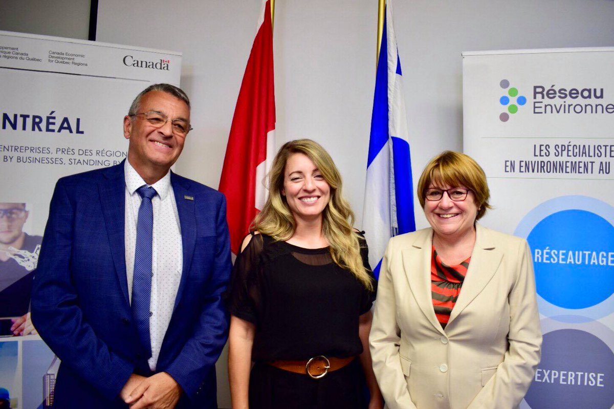 Merci à l'honorable @MelanieJ et à son équipe pour leur visite afin de nous annoncer le soutient financier de <a href="/DevEconCan/">DEC</a>. Ceci permettra de soutenir le rayonnement de nos événements majeurs en environnement 😀!

 bit.ly/DECcommunique