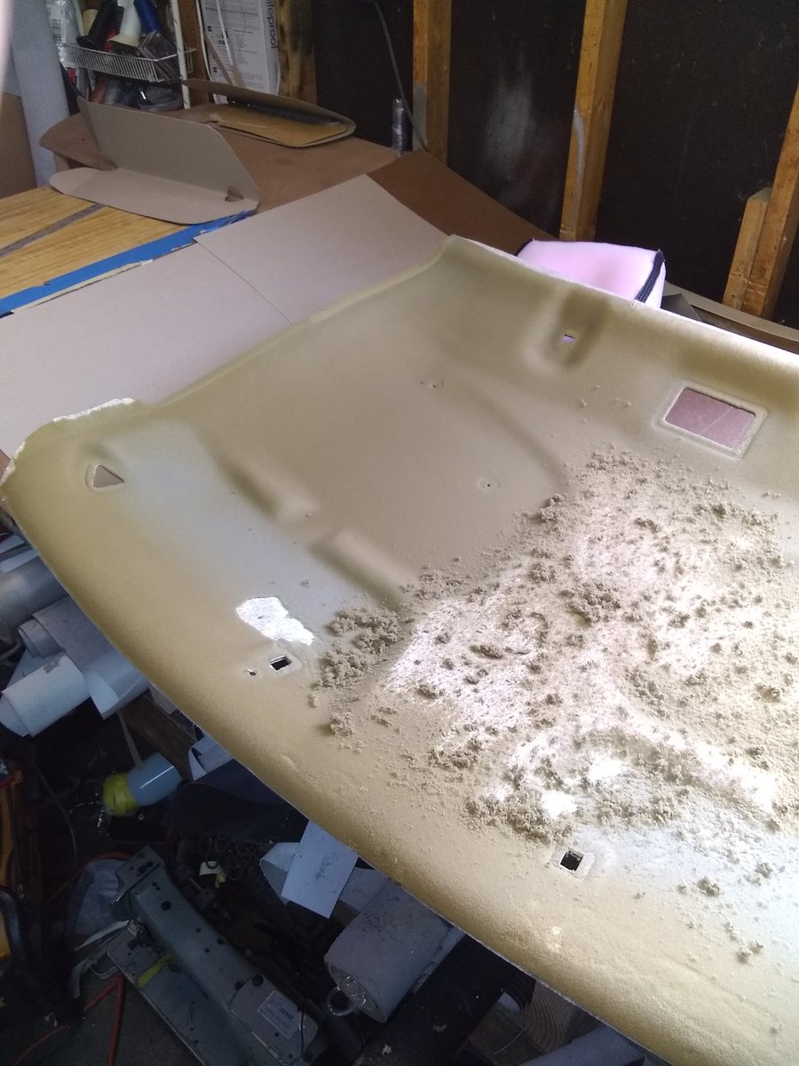 UNSTOPPABLEMAX's tweet photo. Just did a Ford ranger headliner start to finish https://t.co/TtN36KK8Wy