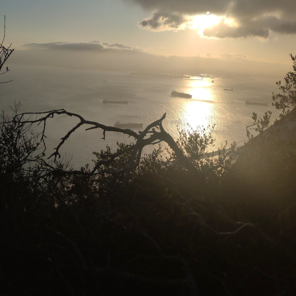 View from the top of the world.. 

#nonplusultra #pillarofhercules #Gibraltar #mediterraneansteps