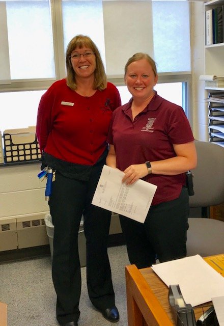 MDOCCFA's tweet photo. Newberry Correctional Facility HUM Sandra Blakely and PC Michelle Clark received their 20-year service pins.  Congrats on 20 years!  Thank You for your MDOC service! https://t.co/HAD9Y2UaHh