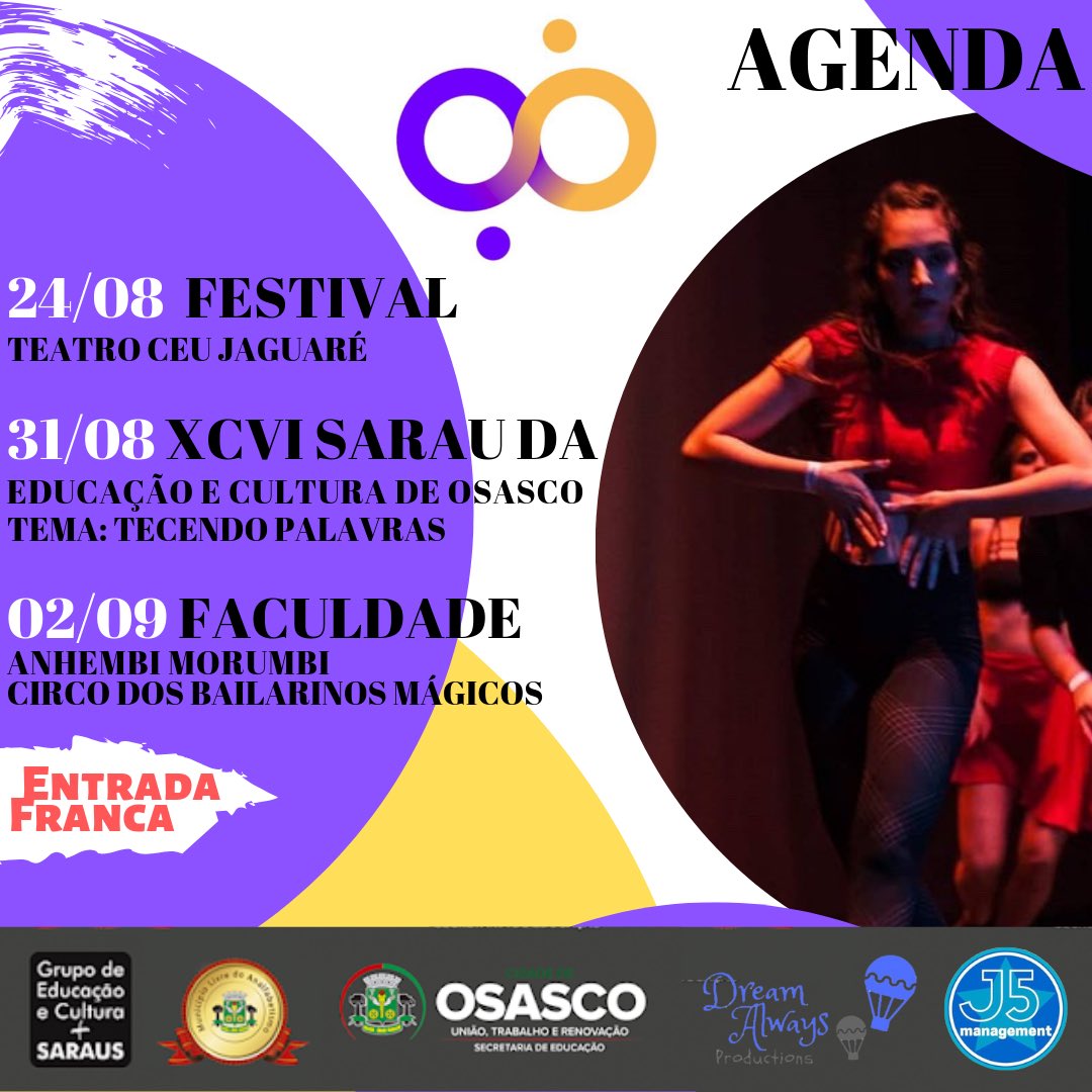 j5management_'s tweet photo. Vinicius Ramos e o grupo Corpolis está com agenda de dança garantidas em Osasco, SP. E o melhor, entrada franca. Corre! https://t.co/3BJJqGsKcH