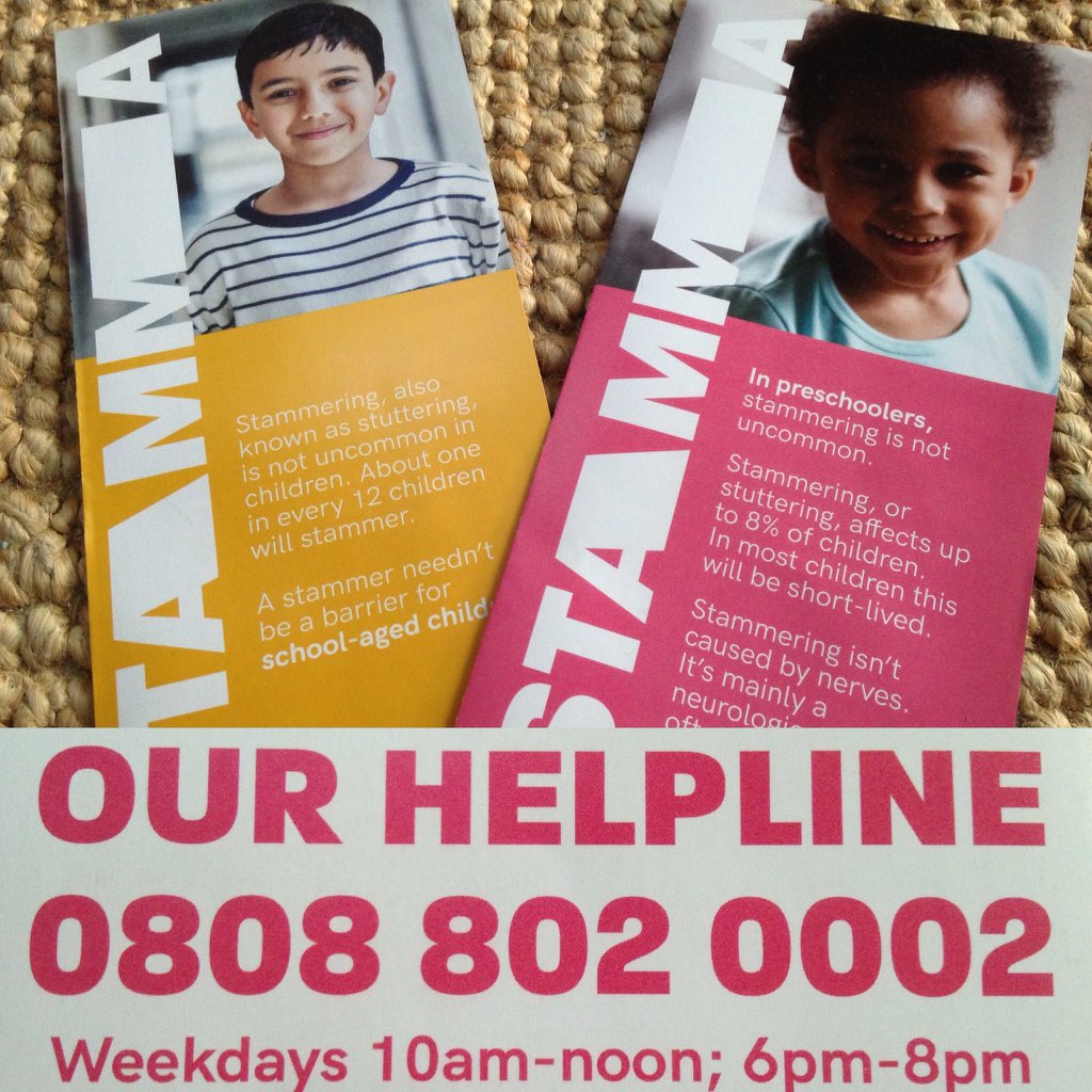 If you have or know a child who stammers these new leaflets from <a href="/stammer/">STAMMA</a> have some really useful information on how to help. #stammer #stutter #helpline #help #stamma