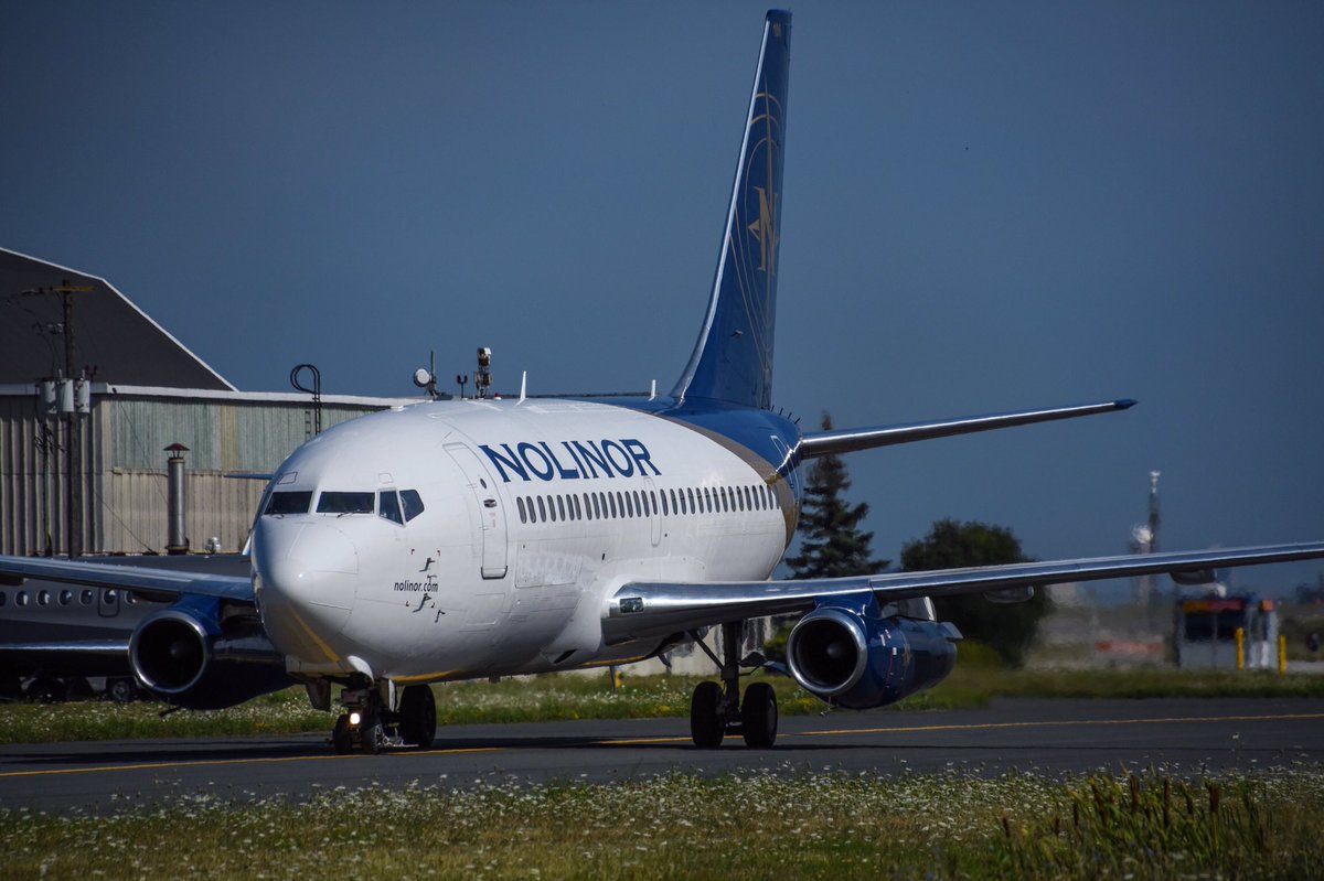 livingbyyyz's tweet photo. *Busiest little Airline*

@nolinoraviation comes and goes so much because of the 737 grounding situation. These planes also land on some of the hardest runways around in the north. The last picture shows the rock guard.

#aviationdaily #aviation #avgeek #Canada #tinyplane https://t.co/hU9JmW5NG0