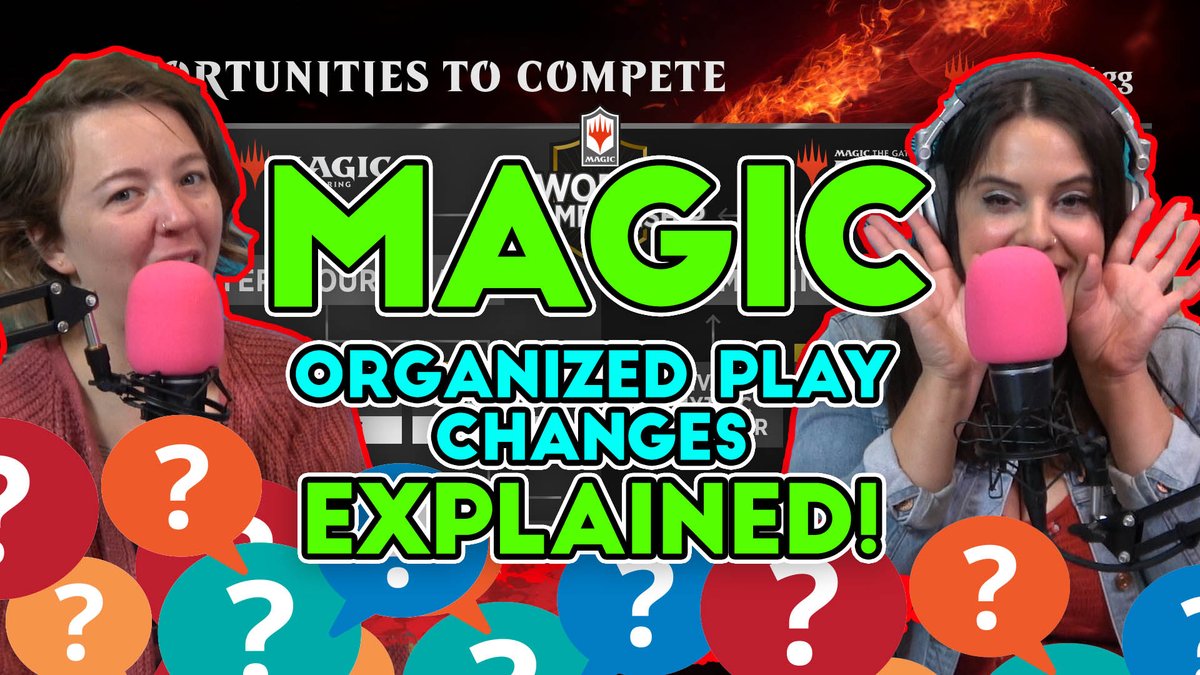 GLHFMagic's tweet photo. We break down all the complicated new Organized Play changes so your normal human brain can understand them! Or your normal alien brain. Either way. https://t.co/06kdPZSCvK #mtg https://t.co/tjurgDJXPa
