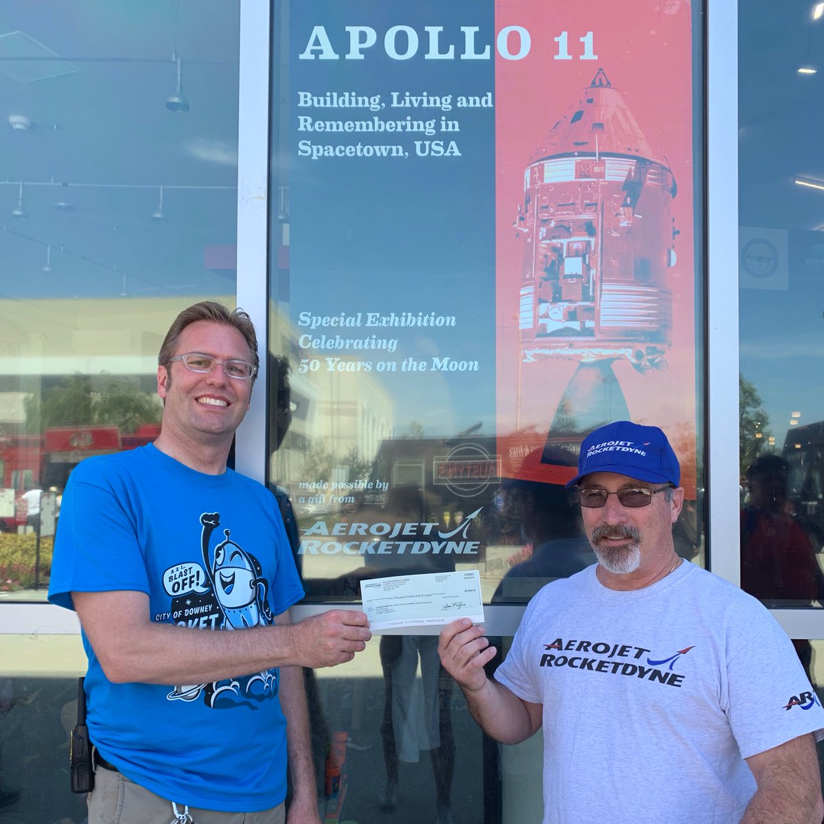 columbiaspace's tweet photo. Thank you to @AerojetRdyne for your endless generosity!
They are a huge contributor of our Apollo 11 exhibit on display until the Fall!
#STEM #Aerojetrocketdyne #Apollo11 #apollo1150th https://t.co/WgtOFRDt8z