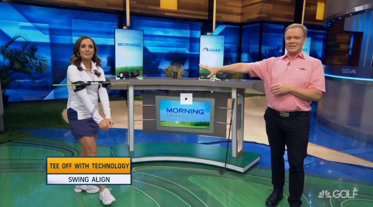 Want a more consistent golf swing? You need to work on two things:
-Alignment
-Connection
How do you successfully address these issues and feel the correct swing movements? Swing Align. Visit swingtrainer.com to learn more about the device featured on <a href="/GCMorningDrive/">GCGolfToday</a>