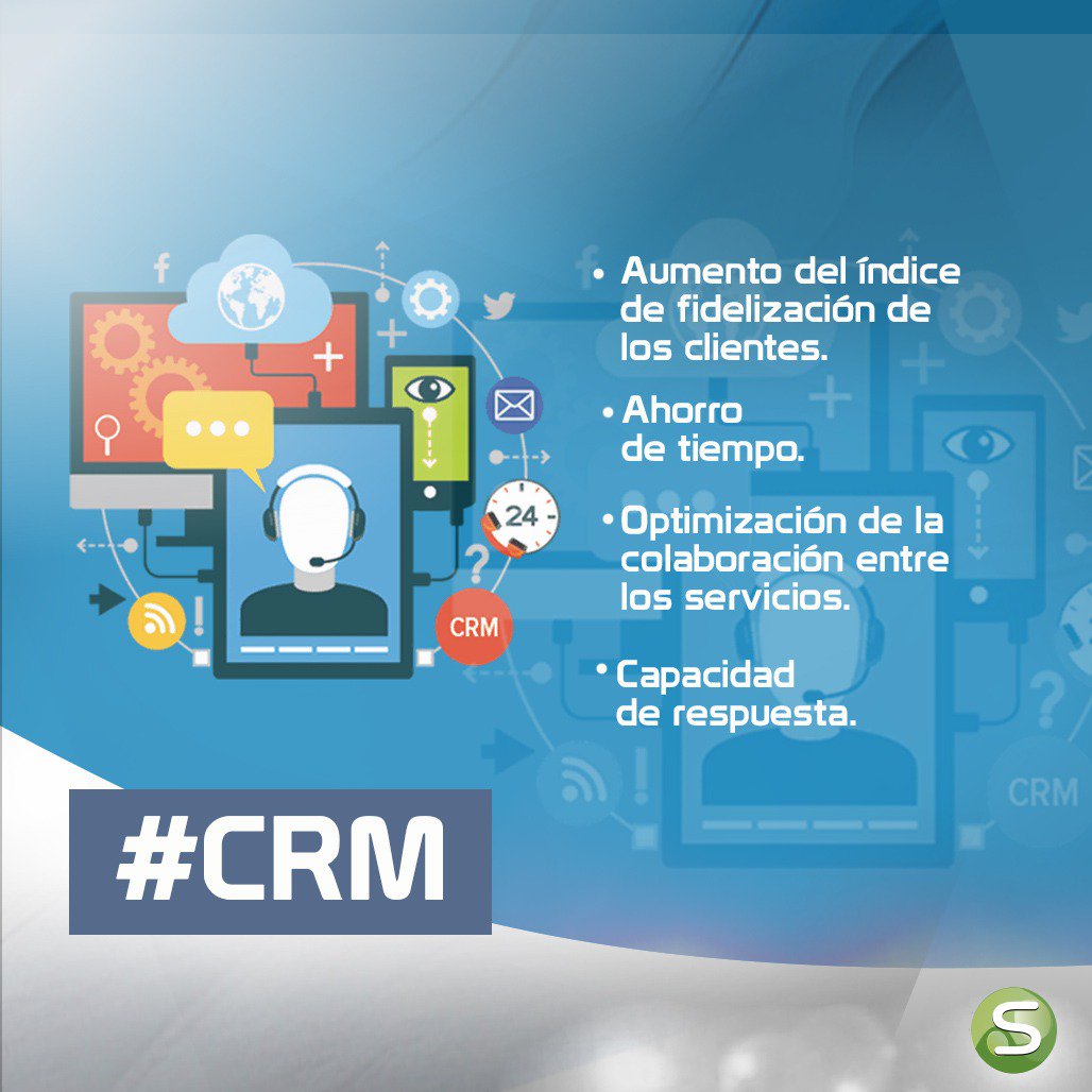 Sidesoft2's tweet photo. Estas son las ventajas que un #CRM ofrece para tu empresa: https://t.co/QOtciJsAV3