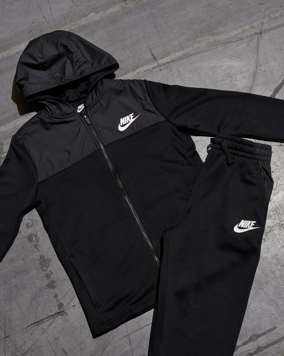 nike poly tracksuit junior