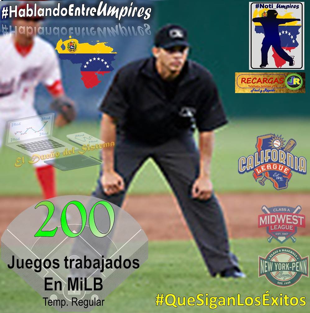 Noti_Umpires's tweet photo. #Noti_Umpires 📝

Felicitaciones para #EdwinJimenez, ayer en su debut en la #CarolinaLeague, trabajó su juego 200 de temp regular en #MiLB
•
enlace para leer el resumen: 
https://t.co/Cbks7zfSln
•
#UmpiresVenezolanosEnMiLB 🇻🇪 #HablandoEntreUmpires #LoNuestroPrimero ⚾ 💪🏼
• https://t.co/YvUyl1cVOv