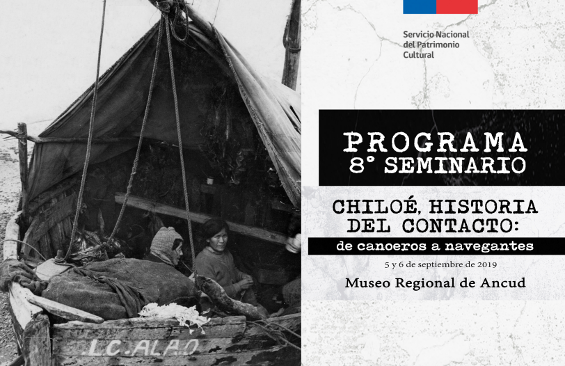 patrimonio_cl's tweet photo. Este 5 y 6 de septiembre se realizará una nueva versión del seminario "#Chiloé, historia del contacto: de canoeros a navegantes", en el @MuseoAncud  https://t.co/MN7Plv0UCt https://t.co/CquVC1j8Wz
