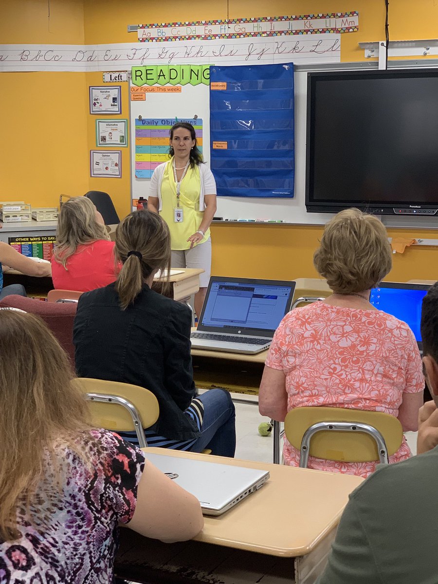principalwerner's tweet photo. Have to give a HUGE #koproud shout out to @TheITPersin for helping with our @LearnPromethean retraining. Looking forward to see how our teachers and kiddos use this awesome panel. Let’s get to it @KatieMarxEC 😃 https://t.co/ftrClkXPkm