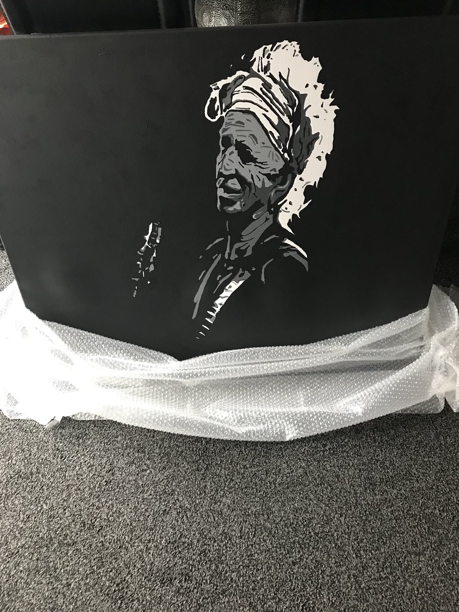NeilJones34's tweet photo. New wall art of #keiff #keithrichards https://t.co/IM14Ki9X1y