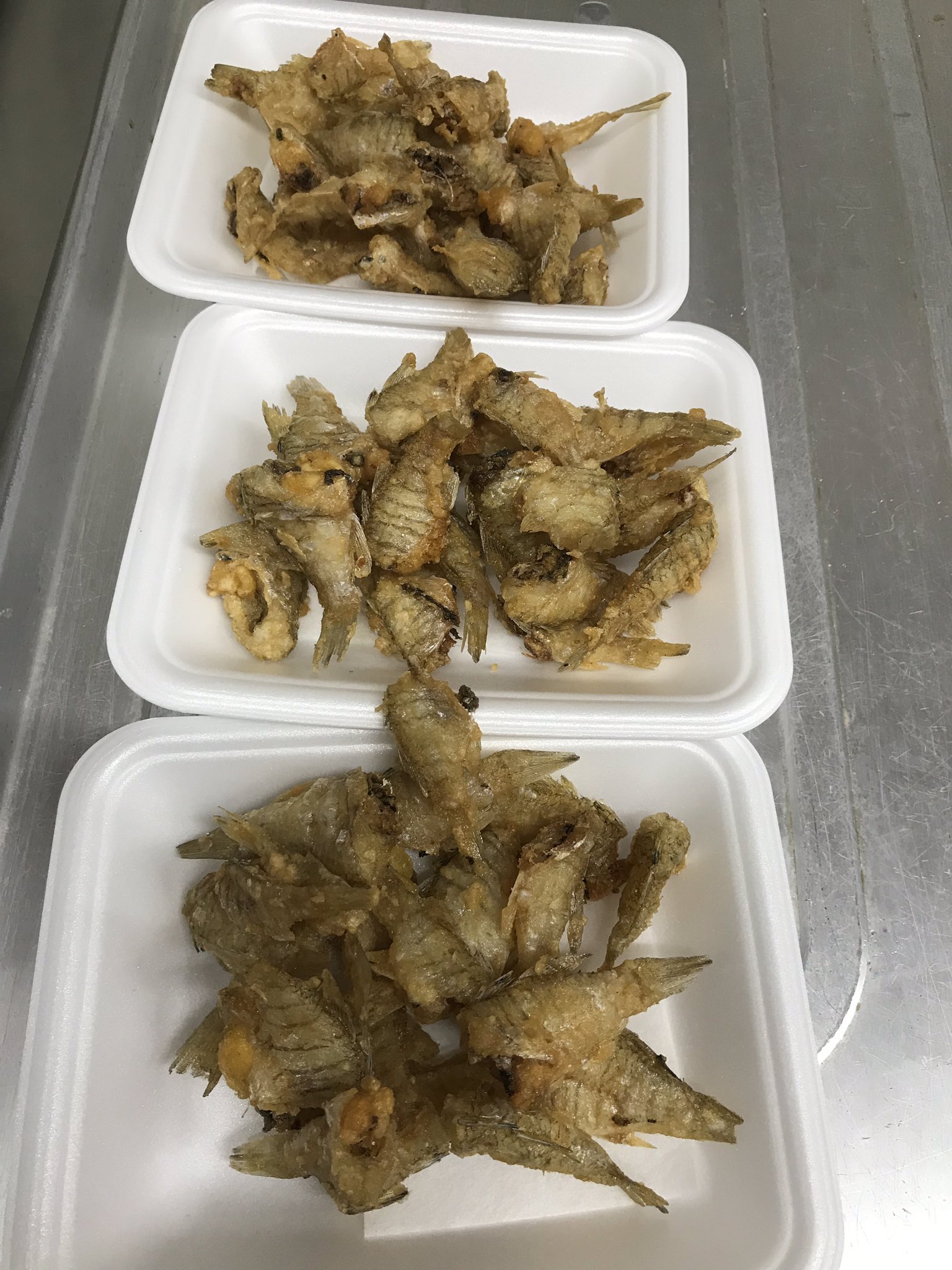 よっしー 吉井鮮魚広報部 愛媛の魚屋さん イシモチ メブト の唐揚げ おはようございます 朝４時からの男 よっしーです 昨日は余ったイシモチで唐揚げを作りました 普段は手間なのでやりませんが ここから南蛮漬けにすると更に美味しいですが