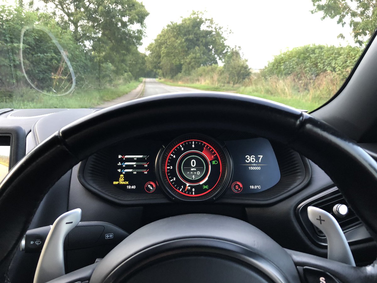 AndyatAuto's tweet photo. Privileged to see our test @astonmartin DB11 click up 150000 miles.  Ride &amp; Handling is as good as when she left the factory, in fact you’d only guess at her tough life by seeing the slight shine on the leather steering wheel!  Real Durability, Quality &amp; Reliability is our goal. https://t.co/h3A1MtKm7i
