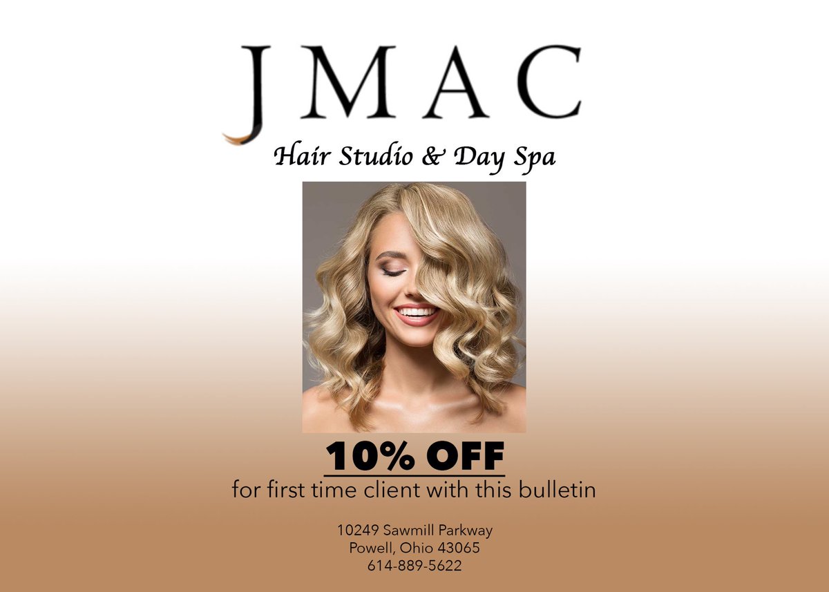 jmachairstudio's tweet photo. 10% 𝐎𝐅𝐅 for first time clients who bring in &amp; show this post! https://t.co/OkpciqekAh