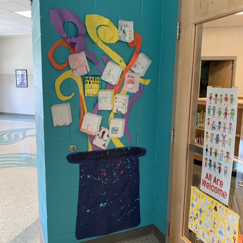 MsRosie_library's tweet photo. Started the year with The Magicians Hat with 3rd & 4th. We imagined our dream books that would bring us magic AND created them. They could be books we love, might write or be about us. ❤️❤️❤️
#psefamily #makerspace #library #literacy #library #magicianshat🎩 @patriots https://t.co/HwKdQgDyPq