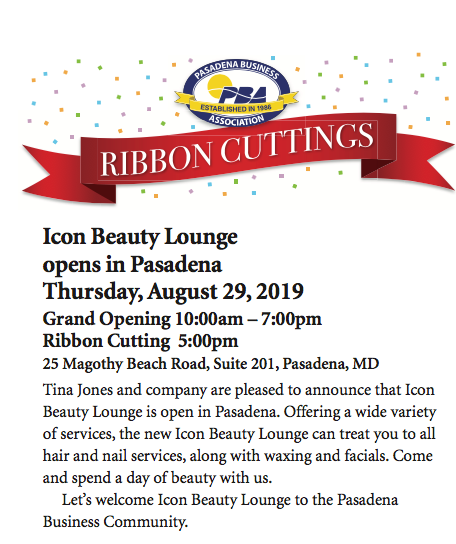 THEPBAMD's tweet photo. Join us for our Icon Beauty Lounge Ribbon Cutting On Thursday, August 29th!
#iconbeautylounge #PBAMD #ShopLocal #PBAShopLocal https://t.co/lOaslZ1yTo