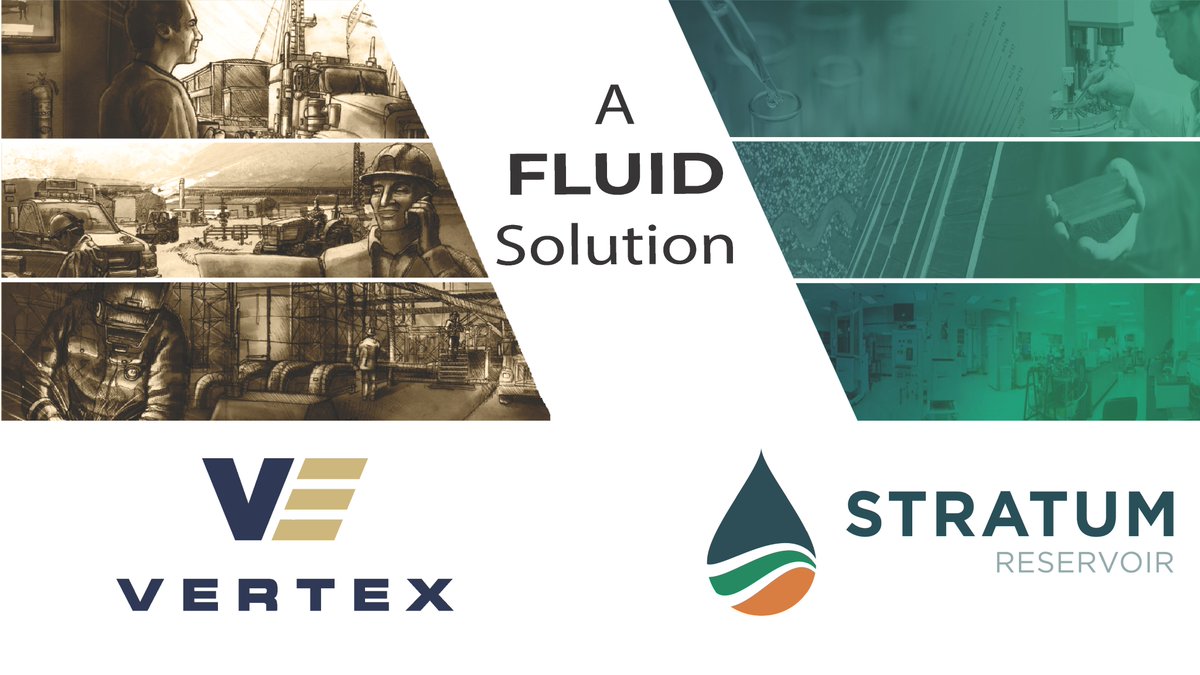 StratumRes's tweet photo. Vertex and Stratum Reservoir have formed a strategic
alignment to provide our clients comprehensive fluid sampling services and sampling supply centers in Western Canada. https://t.co/JTuJG9odXt