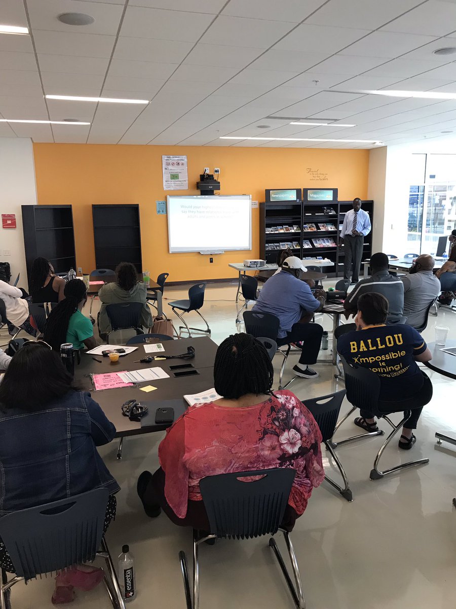 BallouDC's tweet photo. Our learning continues! Today we're discussing relational trust with @Turnaround. Thanks for partnering with us to improve our practice! #knightsontherise #buildingourbestballou https://t.co/Tw3TOWWhwd