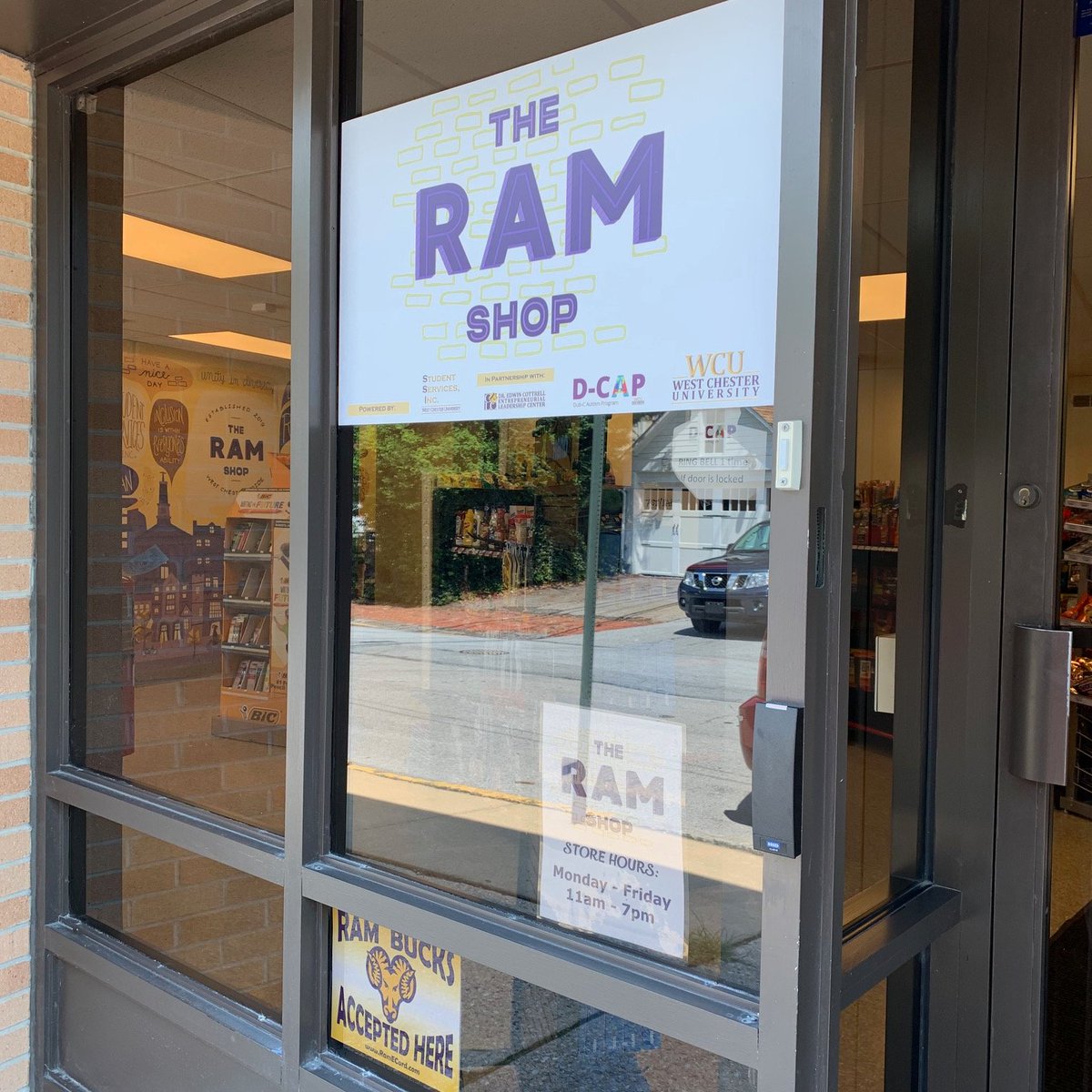 WCUramshop's tweet photo. The new Ram Shop has opened for business! We are a convenience store that carries grab and go items, drinks, snacks, groceries and ice cream. The Ram Shop also features WCU clothing and gift items. Location: Ram Shop 20 Linden Street (next to Saxby’s and Burrito Loco) https://t.co/M6L5mRWwuB