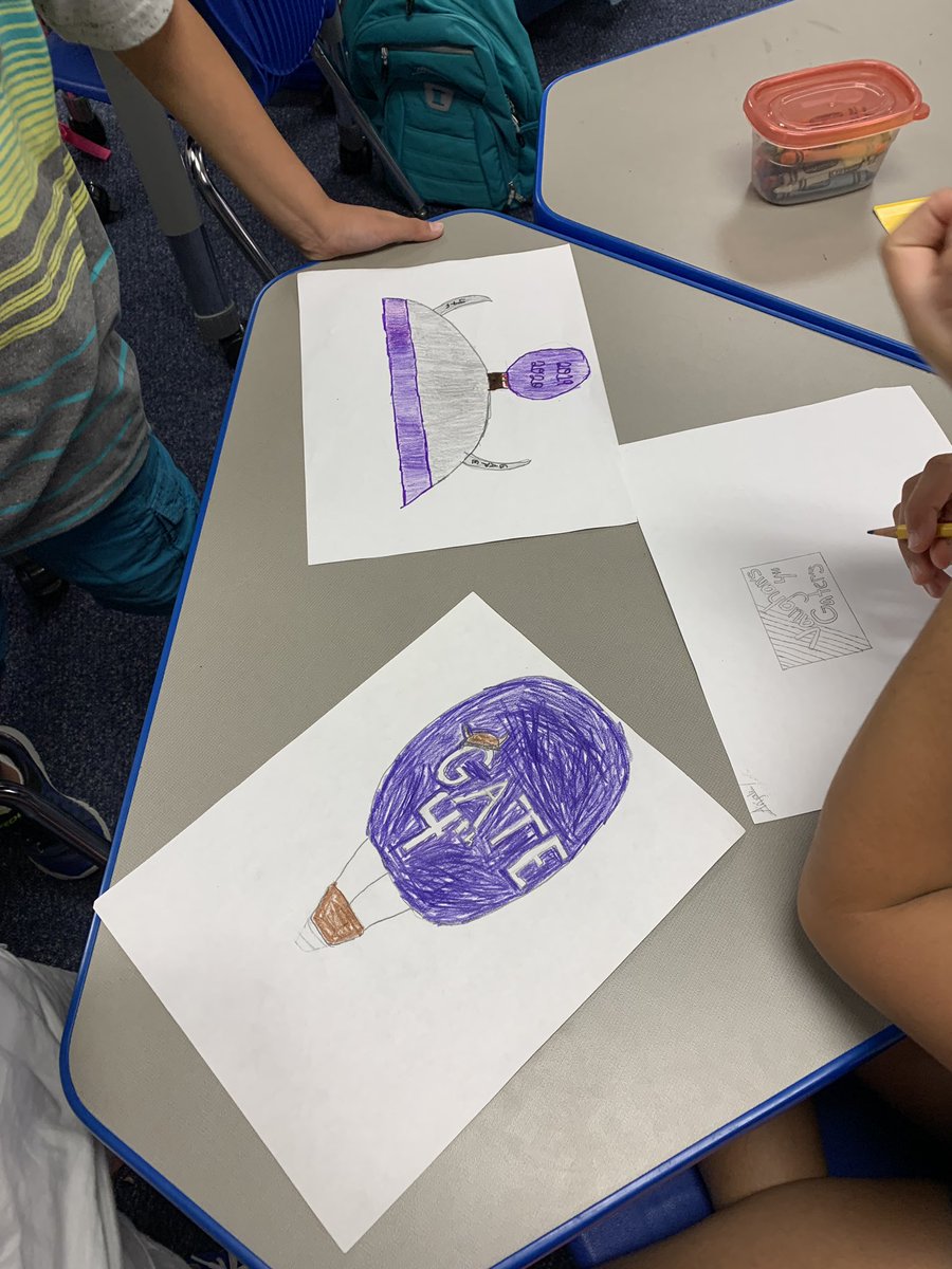 VaughanGATE4th's tweet photo. First PBL of the year - creating a class logo!  #GATE1920 https://t.co/ewJlpDcyZ3