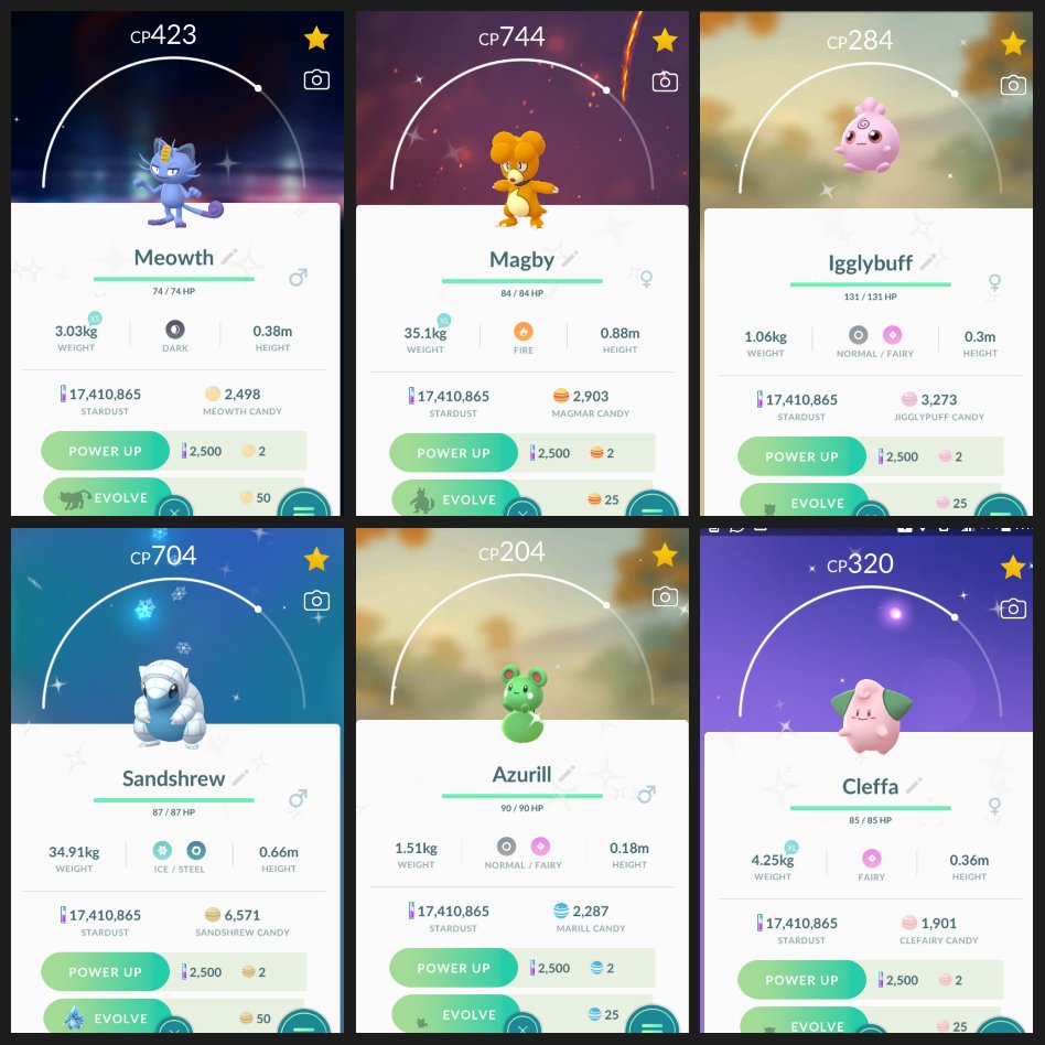 geekyemoKun's tweet image. Here am sharing whatever shiny i got hatched during the gift event pretty much i got fuckin lucky 30 gifts per day 😍🎁

Hatching #Bonsly, #AlolanGrimer, and #Budew was the best thing 😢😍

#Pokemon #PokemonGO #shundo #shiny #ポケモンGO
