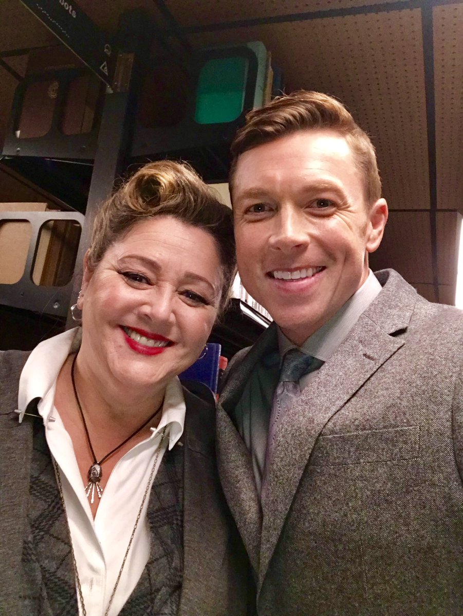 thesamdaly's tweet photo. Here with my dear friend &amp; fave @CamrynManheim. Listening to Cam alongside @TheGabrielle_C &amp; the impressive folks of @unite4strength discuss their dedication to fighting for @sagaftra performers each and every day has me hopeful!
 #UnionStrong #VoteUniteForStrength #sagaftra #tbt https://t.co/KqmzUI9sCy