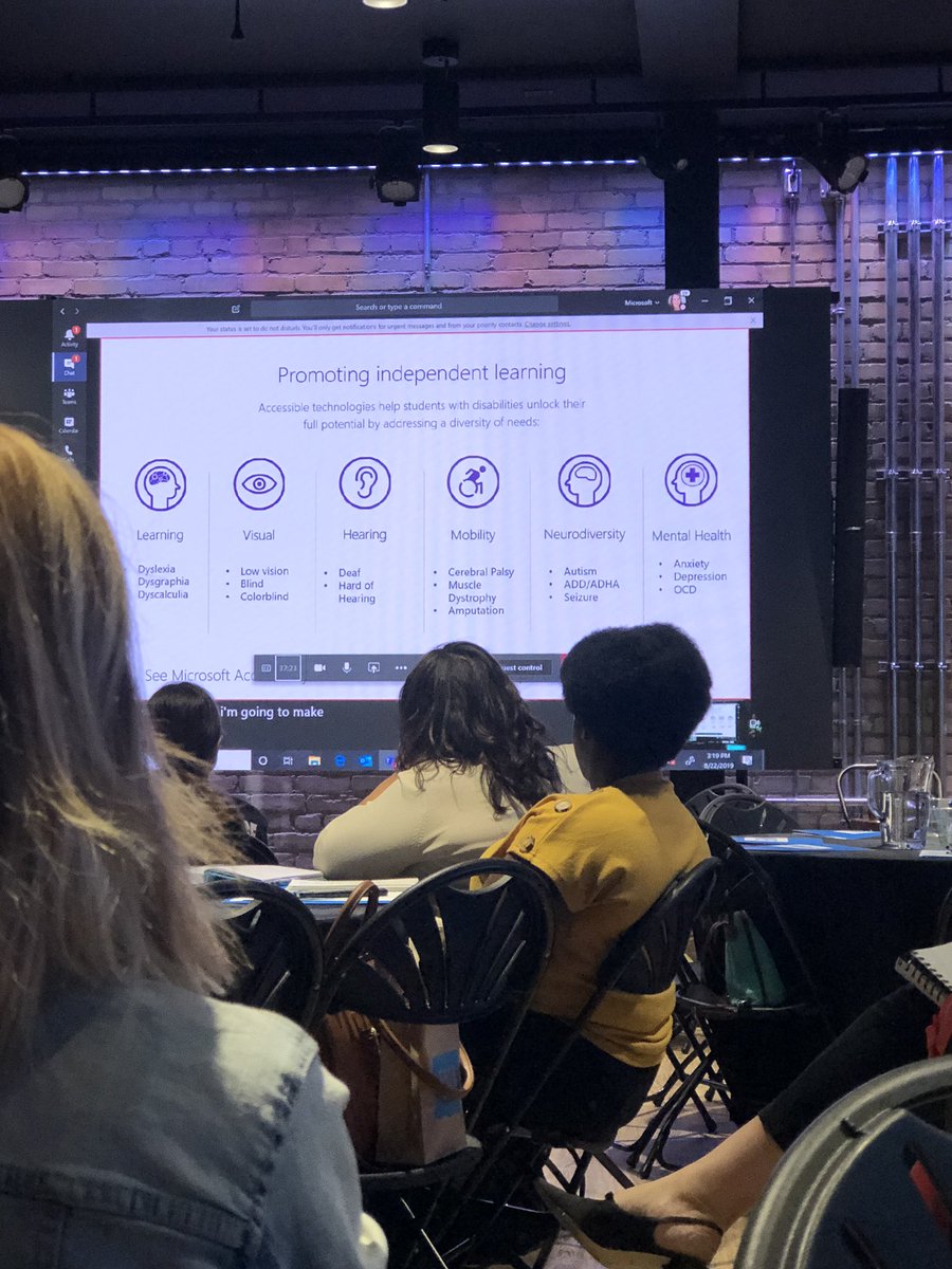 Chorzele's tweet photo. Learning more about Immersive Reader with @mtholfsen and also inspired by the project using @PlayCraftLearn , @Flipgrid and @OneNoteEDU by @mmarioherraez & @aalbertoherraez via @sdelafosse ! #EDSummit19 @WEMovement #WETeachers https://t.co/2LIC4ThD1J