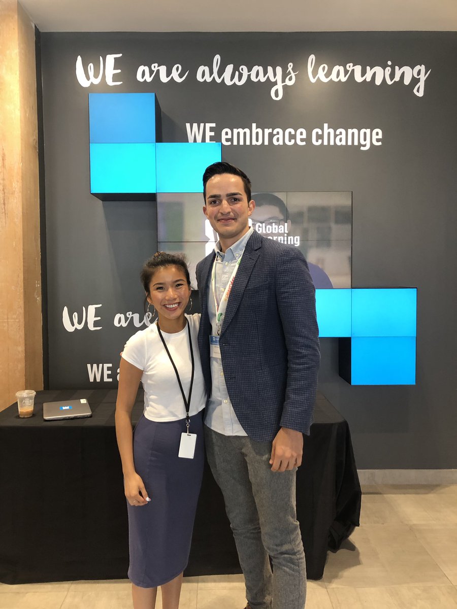 explorengcheryl's tweet photo. Two worlds colliding with @AriaAzizi! Super cool when you see your past company partnering with your current company on transforming education for personalized learning, inclusive learning environments & highlighting the importance of student voice. #techforgood #EDSUMMIT19 https://t.co/VrLe3LxZom