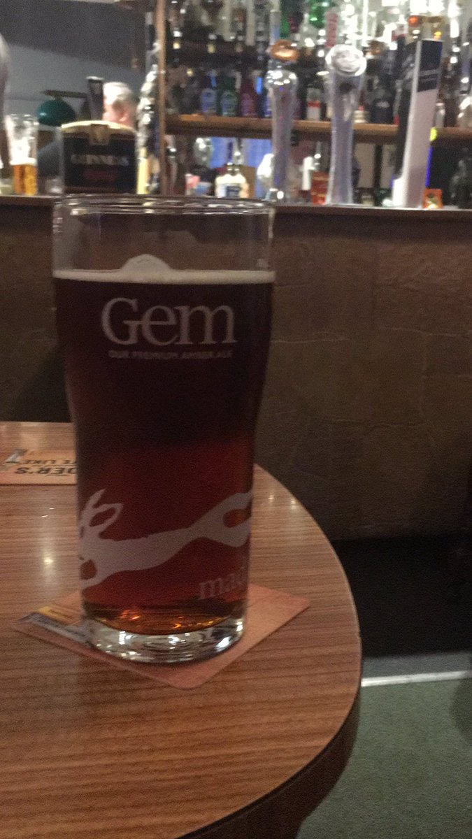NCCMagpie's tweet photo. Gem is still a lovely pint! #ProperFamily #ThoseWhoKnow @StAustellBrew @properjobale https://t.co/VKunMw1ymN
