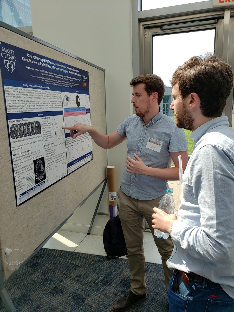 kwsingleton's tweet photo. @LeeCurtin leads with a pop-talk, followed by poster, on work at @PNTLab to characterize tumor subpopulations from biopsy data for the #csbcpsonji2019 meeting @NIH. https://t.co/ofh4mk9S46