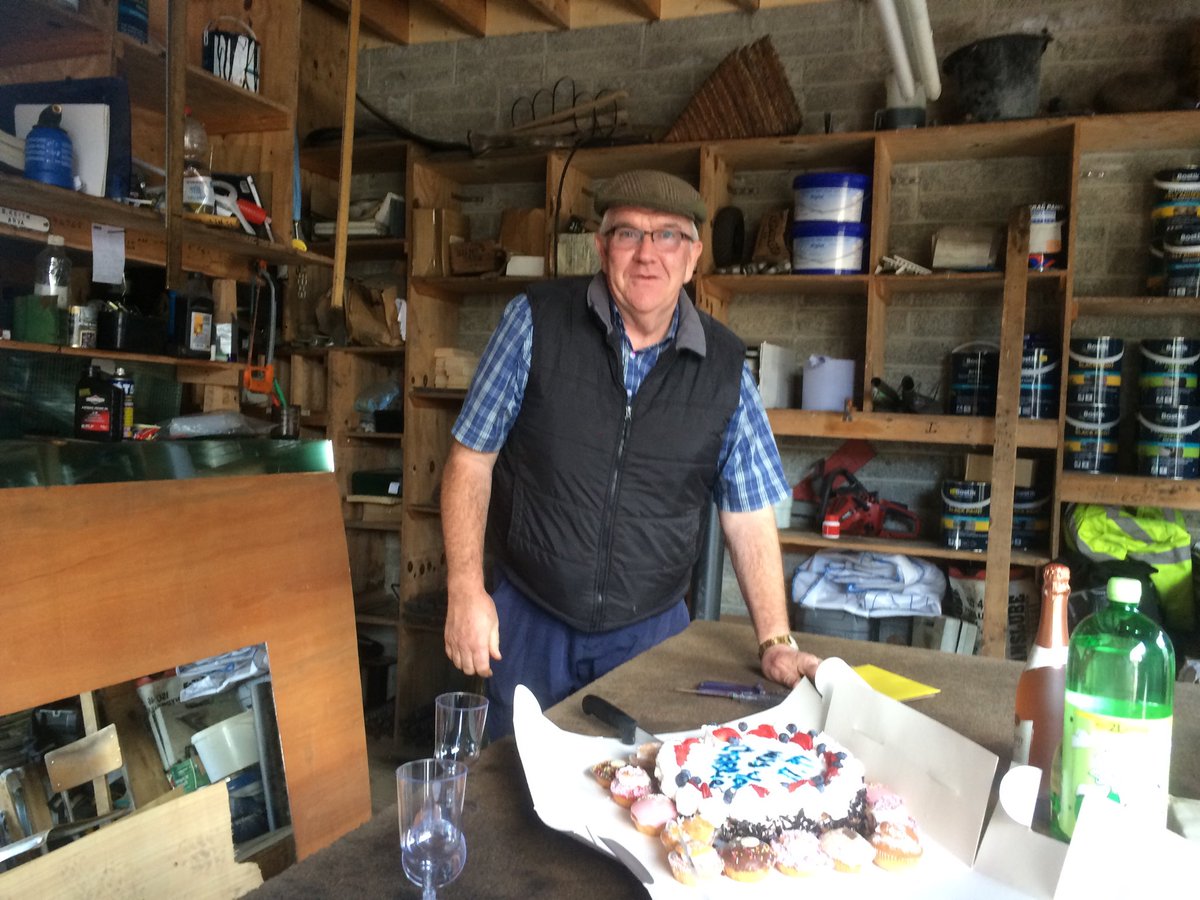 Happy Retirement charlie not to many has your employment record 44 years in Keiths very best wishes x