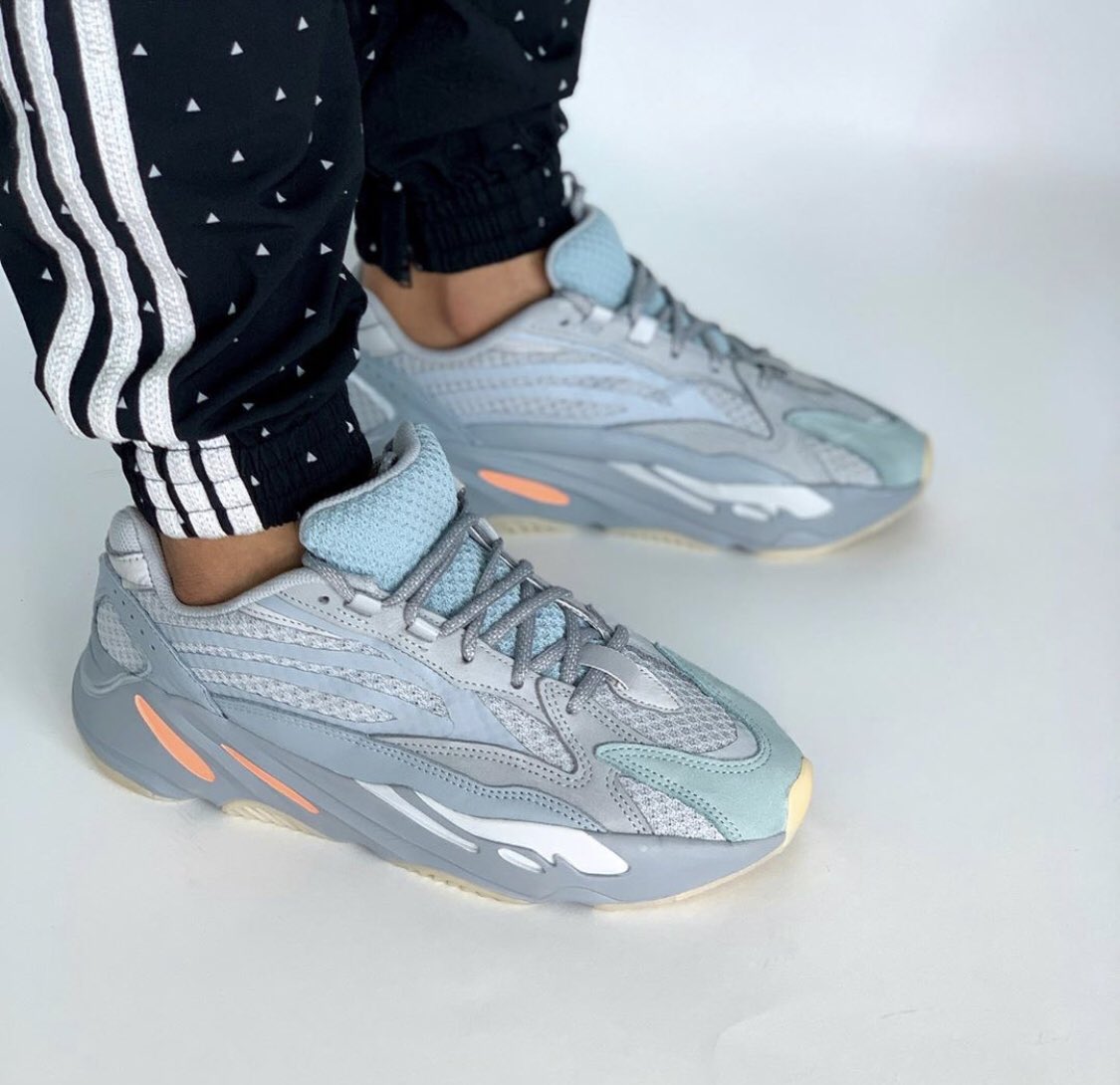 yeezy inertia v2 on feet