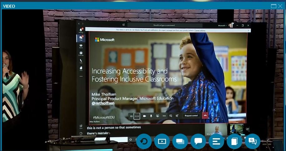 banaqvi's tweet photo. Loving #Empower #Everyone #Everywhere
listening to Immersive Reader
@sdelafosse @MicrosoftEDU
#WESchools #MIEExpert #WETeachers #edsummit19 https://t.co/bV91yGwe6I