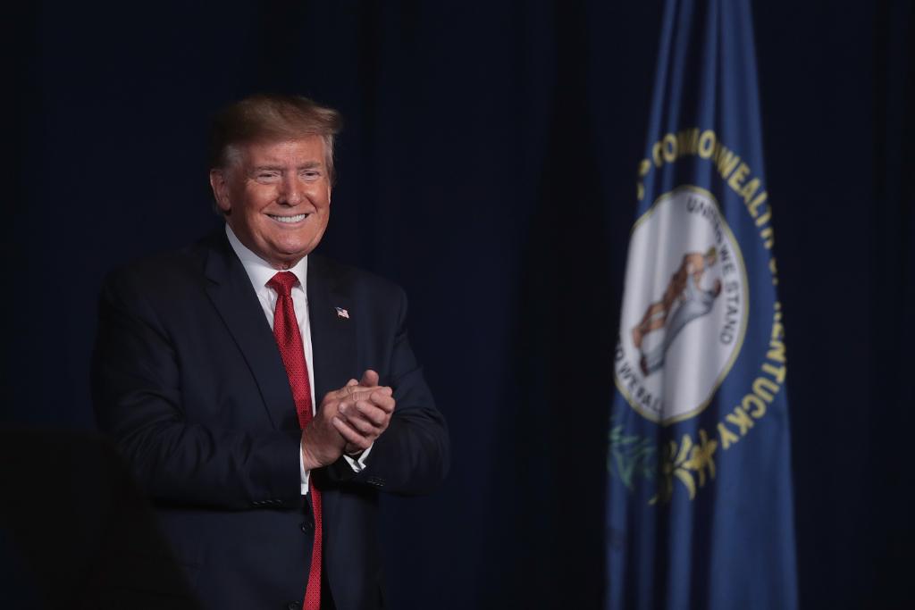 CBSNews's tweet photo. At veterans event, President Trump says he wanted to give himself a Medal of Honor, but aides told him it wasn't a good idea https://t.co/qWFMx0fnJq https://t.co/iRpqCSsemU